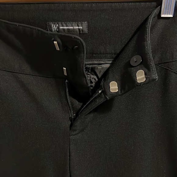 🎉5/$15🎉 I.N.C. BLACK FLARE DRESS PANTS (4) - Picture 3 of 15